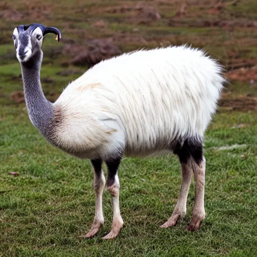 Image similar to goose goat hybrid