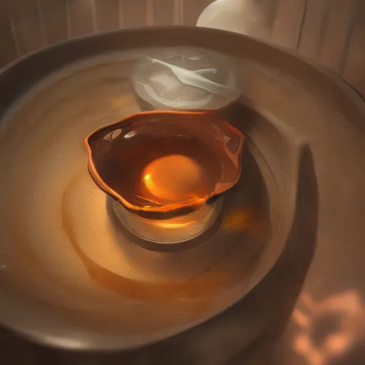 Prompt: hey there's a portal in my soup! 3d render, unreal engine 5, artstation award winner, ray tracing rendering, fantasy