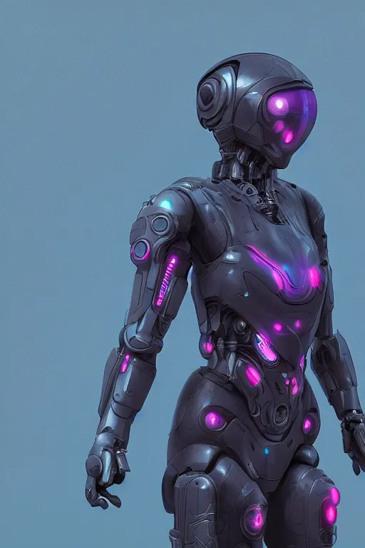 Prompt: detailed photorealistic matte painting of a woman wearing cybernetic power-armor by beeple, trending on artstation, cgsociety, action, vivid colors,dynamic,4k HD