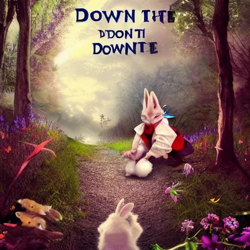 Prompt: down the rabbit hole