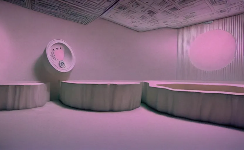 Prompt: a pastel color deloused in the comatorium by the mars volta album cover, extremely intricate and detailed 8 k cinematic lighting, hyper realism