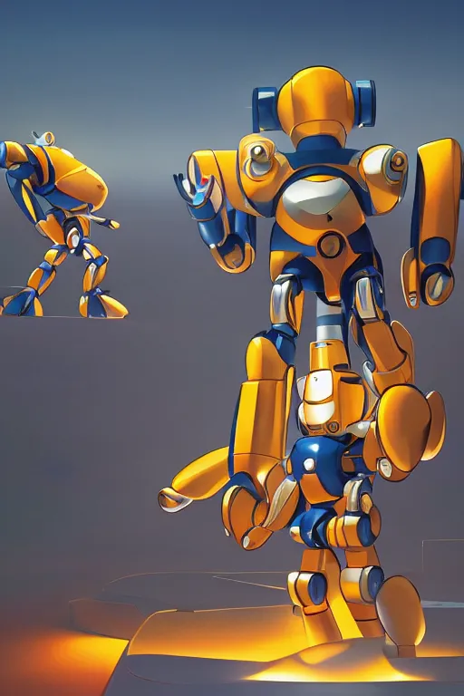 Image similar to metabots medabots medarotto medarot robot minimalist comics, behance hd by jesper ejsing, by rhads, makoto shinkai and lois van baarle, ilya kuvshinov, rossdraws global illumination ray tracing hdr radiating a glowing aura