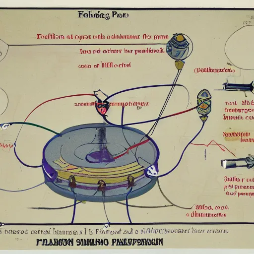 Image similar to diagram for a device that summons filipino people, by charles dellschau