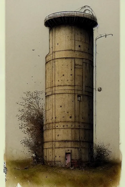 Image similar to (((((a multistory ramshackle silo))))) by Jean-Baptiste Monge!!!!!!!!!!!!!!!!!!!!!!!!!!!