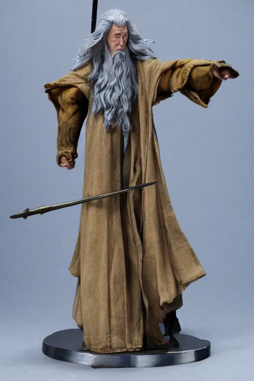 Image similar to gandalf on the catwalk, Fullbody