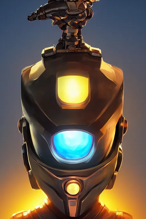 Image similar to epic mask helmet robot ninja portrait stylized as fornite style game design fanart by concept artist gervasio canda, behance hd by jesper ejsing, by rhads, makoto shinkai and lois van baarle, ilya kuvshinov, rossdraws global illumination radiating a glowing aura global illumination ray tracing hdr render in unreal engine 5