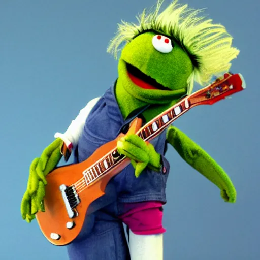 Prompt: jerry garcia as a muppet