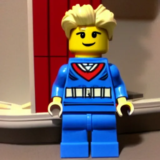 Image similar to xqc as a lego figure