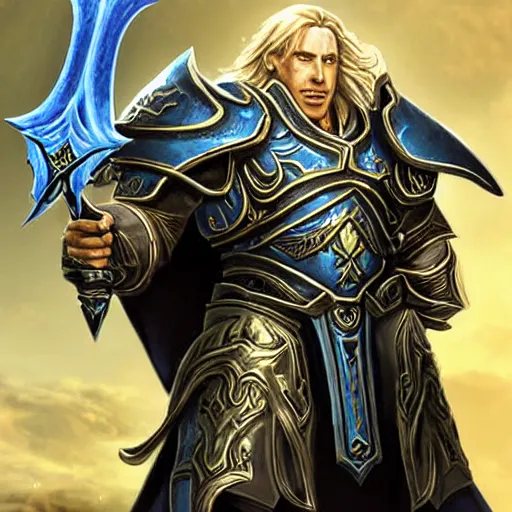 Prompt: arthas menethil