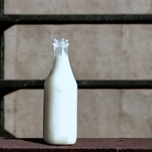 Image similar to bottle of milk inside a jail