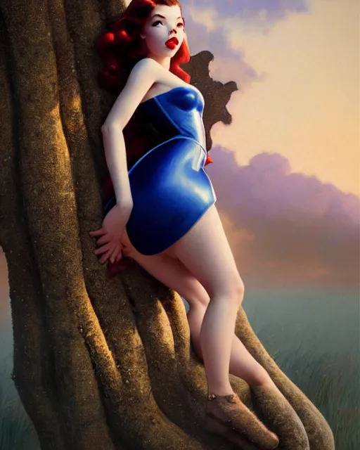 Image similar to pixar movie still pinup photo of anya taylor joy, hot asuna by, by greg rutkowski, gil elvgren, glossy skin, pearlescent, maxim magazine,