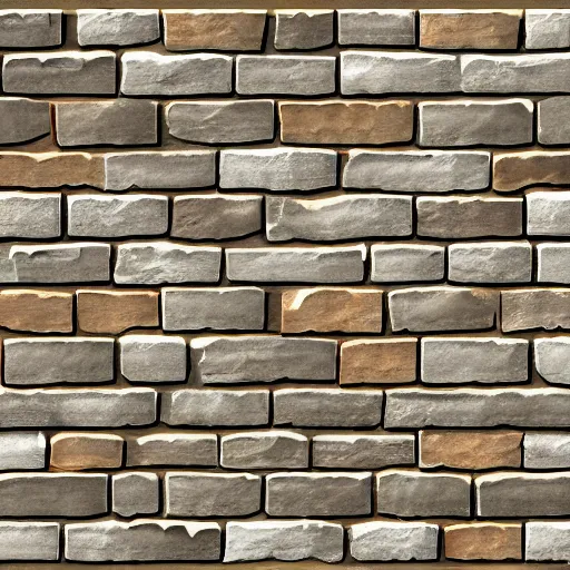 Image similar to stone brick, the sims 4 art style texture