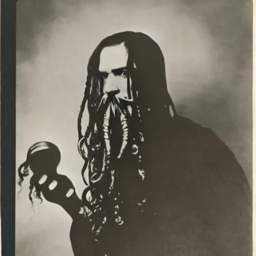 Image similar to photograph of cthulhu at the hair saloon