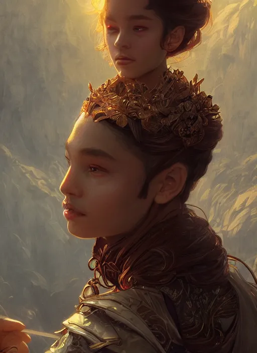 Image similar to beautiful ybenjamin netanyahu, closeup, d & d, fantasy, intricate, elegant, highly detailed, digital painting, artstation, concept art, matte, sharp focus, illustration, art by artgerm and greg rutkowski and alphonse mucha