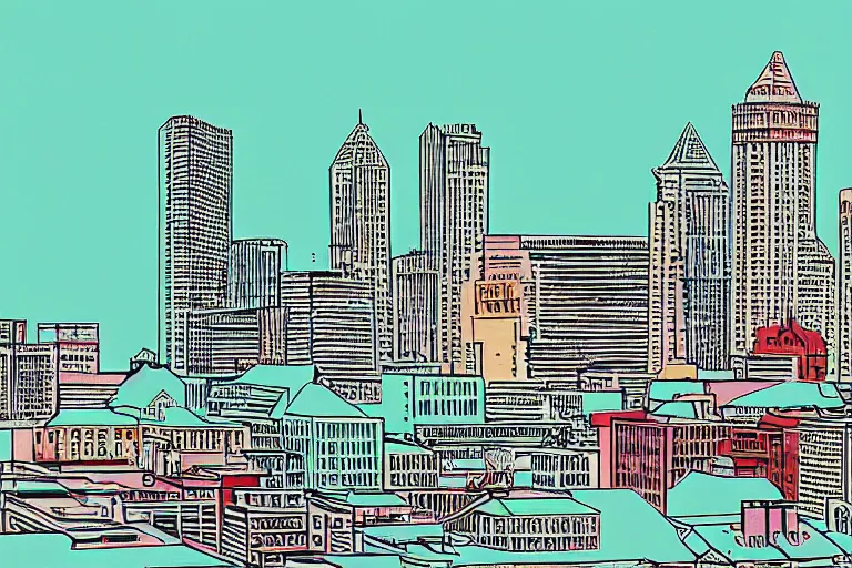 Image similar to winnipeg by andy warhol 4 k