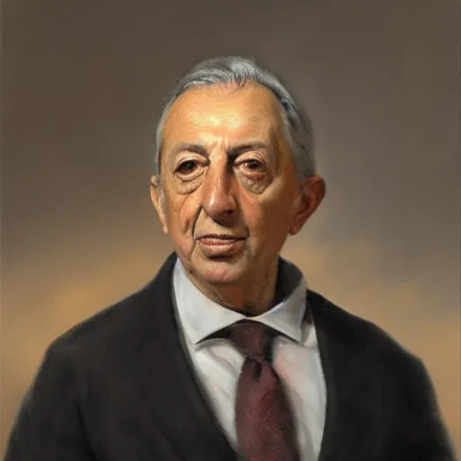 Prompt: portrait of marcelo rebelo de sousa, painting by jose malhoa, high detail, high resolution