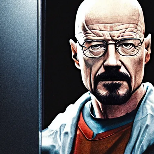 Image similar to Walter white as iron man