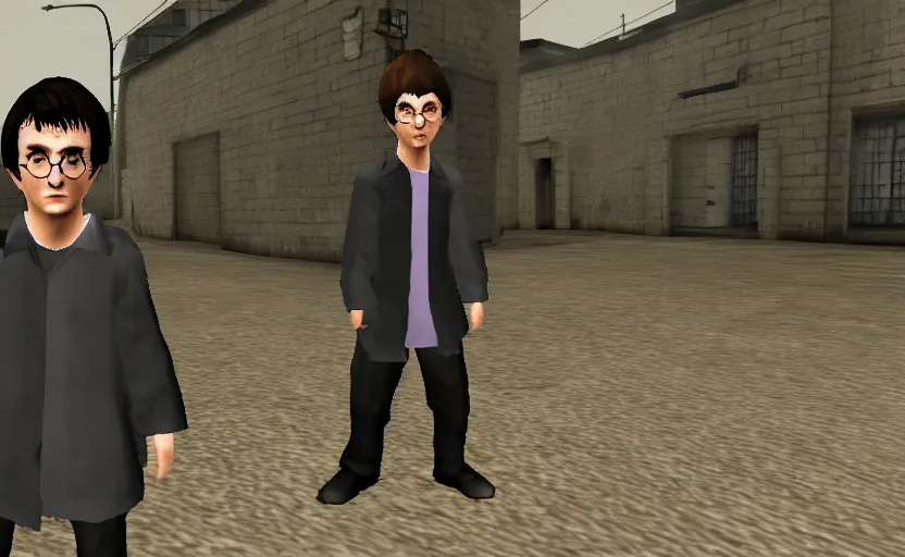 Image similar to Harry potter in GTA San Andreas