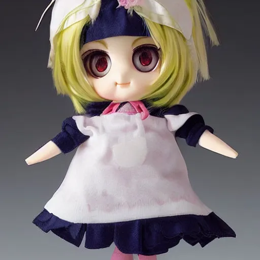 Prompt: cute fumo doll of a girl who is on trial for drunk and disorderly conduct