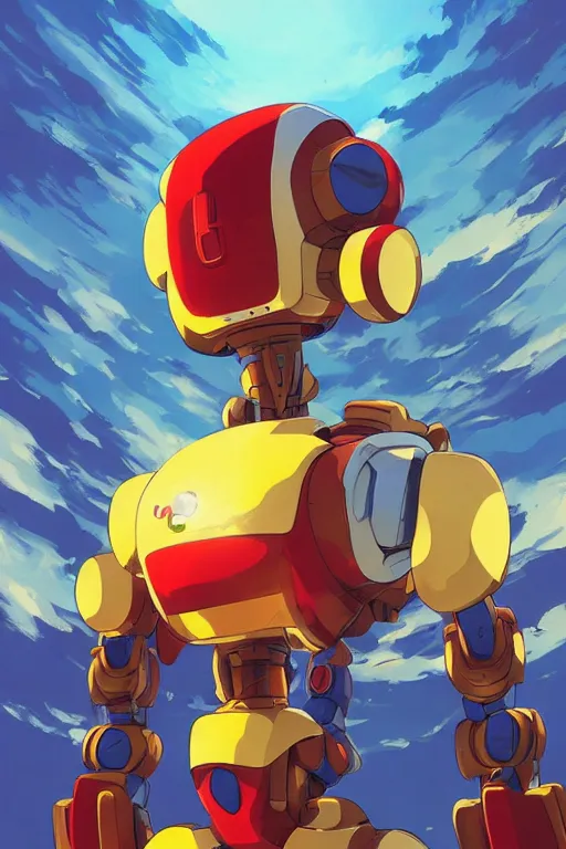 Image similar to metabots medabots medarotto medarot robot minimalist comics, behance hd by jesper ejsing, by rhads, makoto shinkai and lois van baarle, ilya kuvshinov, rossdraws global illumination ray tracing hdr radiating a glowing aura