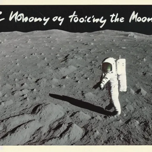 Image similar to a postcard sent by somebody holidaying on the moon - W768