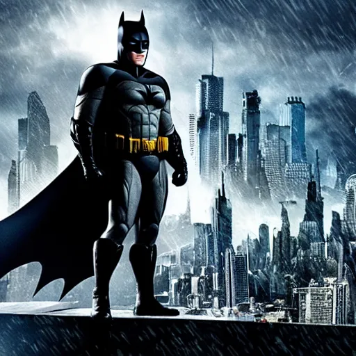 Prompt: the batman ( 2 0 2 2 ) movie gotham cityscape