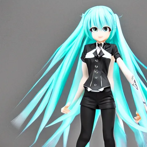 Image similar to hatsune miku full body shot