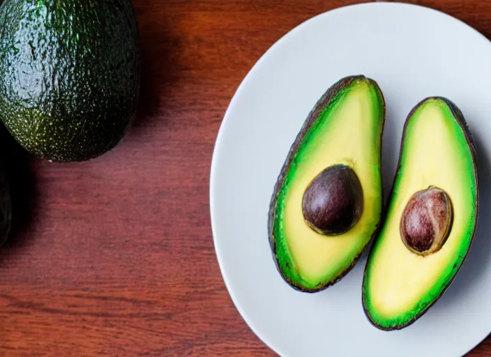 Image similar to dslr food photograph of avocados with elon musk morphing through, 8 5 mm f 1. 8