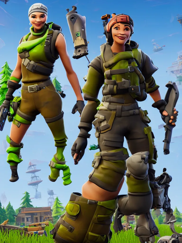 Image similar to fortnite character, anthropomorphic pickle, kind eyes and a derpy smile. flak jacket, ammo bandolier, cargo pants, black combat boots. fortnite style, unreal engine