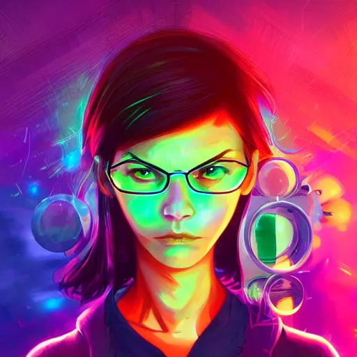 Image similar to skill magic geek inside matrix deepdream radiating a glowing aura stuff loot legends stylized digital illustration video game icon artstation lois van baarle, ilya kuvshinov, rossdraws,