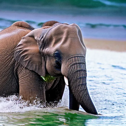 Image similar to a elephant - lobster - lobster - elephant, wildlife photography