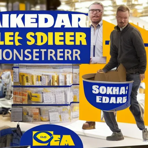 Image similar to Ikea sellers fight against sellers obi