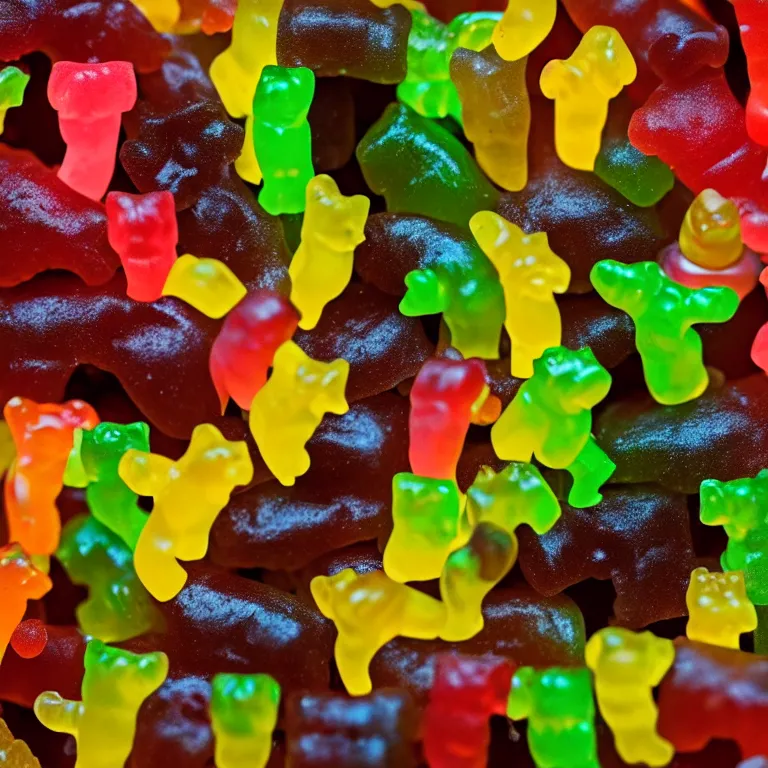 Image similar to national geographic photo of wild yummy gummy bears wildlife photograph 4 k