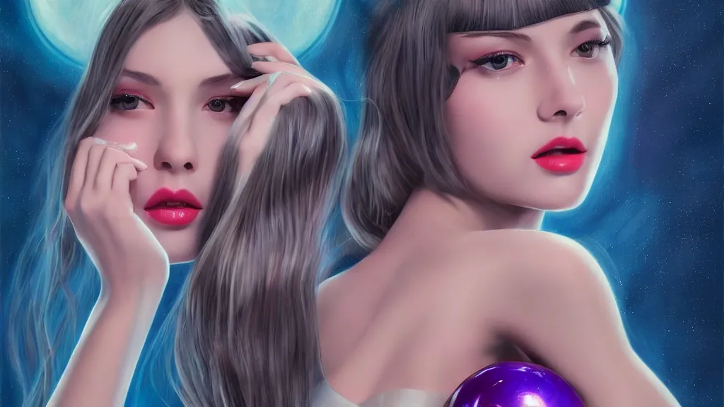 Image similar to art deco bowling alley, cute girl bowling, photo, ultra detail, photoreal, professionally retouched, soft moonlight lighting, shiny plastic miniskirt, realistic, smooth face, goddess, luscious lips, perfect eyes, wide angle, sharp focus on eyes, 8 k high definition, insanely detailed, intricate, elegant, art by artgerm and wlop