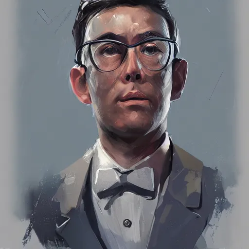 Image similar to concept art of elite scientist by jama jurabaev, secret society, trending on artstation, high quality, brush stroke