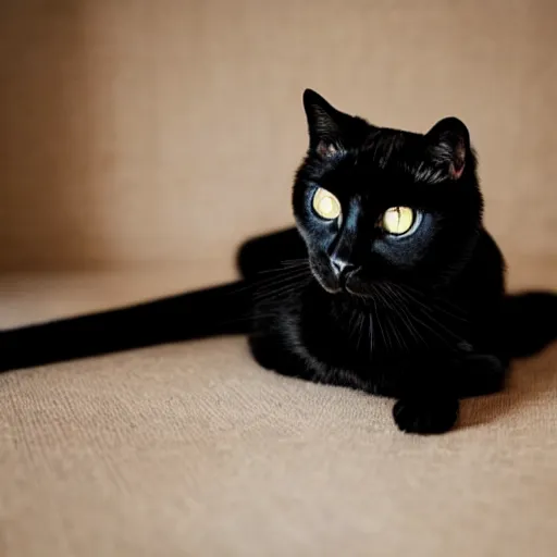 Prompt: Magestic Black cat wearing gold Jewlery, award winning photo, dramatic lighting