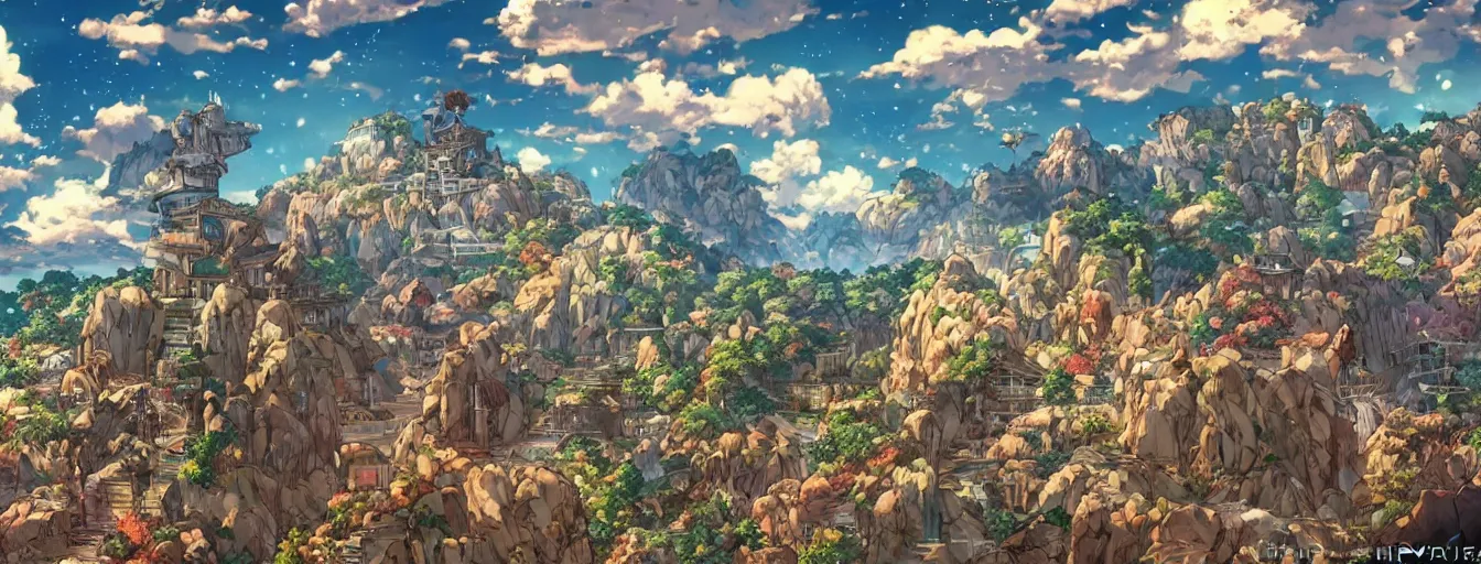 Prompt: rocks falling from the sky bright and open sky. hyperrealistic anime background illustration by kim jung gi, colorful, extremely detailed intricate linework, smooth, super sharp focus, bright colors, high contrast, matte, octopath traveler, unreal engine 5 highly rendered, global illumination, radiant light