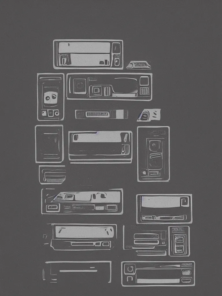 Image similar to Blank VHS tape box art