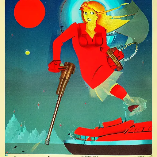 Prompt: soviet poster of terraria