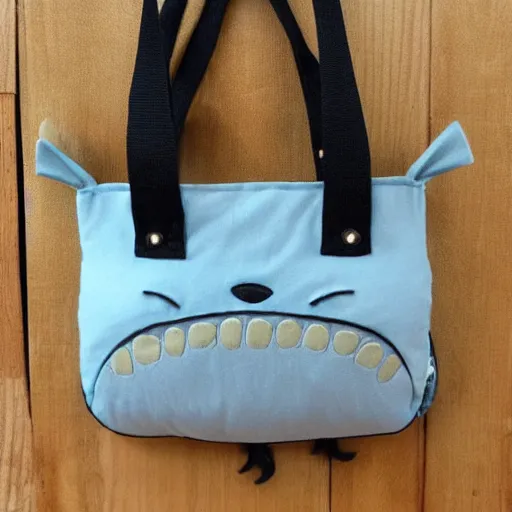 Prompt: Totoro bag
