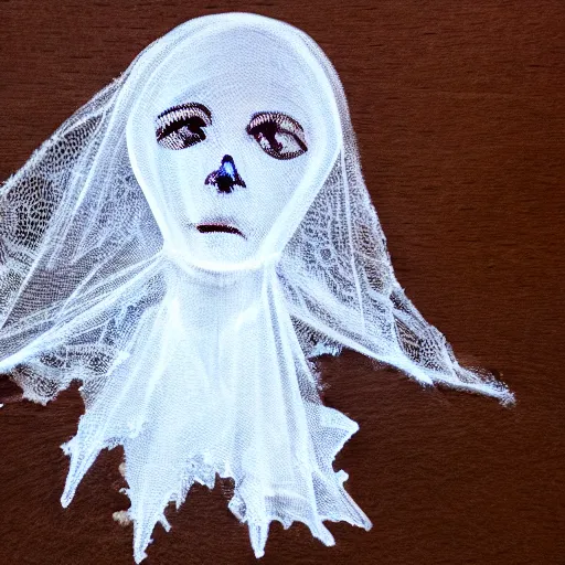 Image similar to a lace ghost