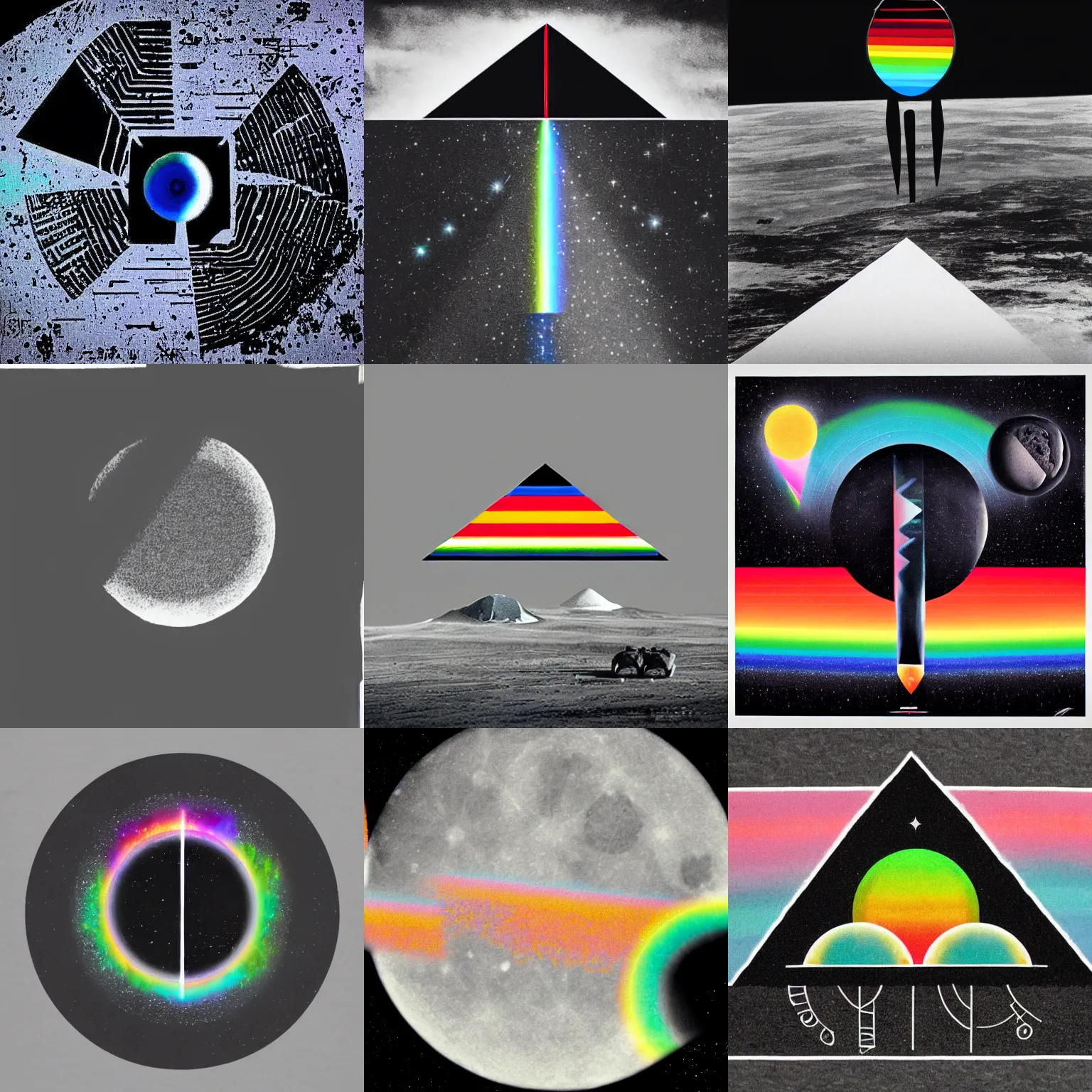 Prompt: dark side of the moon