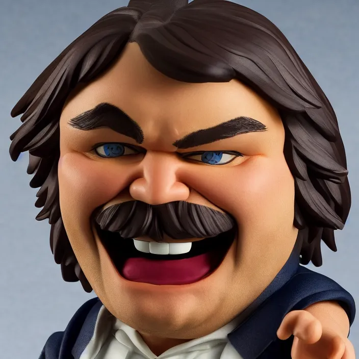 Image similar to Jack Black, a GOODSMILE figure of Jack Black, figurine, detailed product photo,