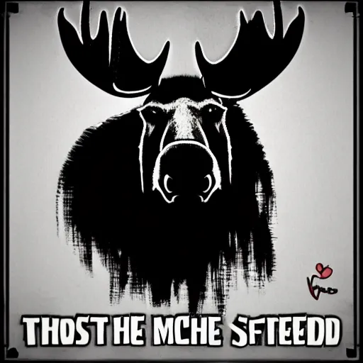 Prompt: moose in the style of fred machetanz