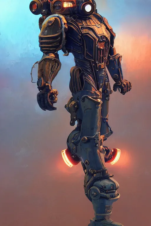 Image similar to hardmesh spiderman retro futurist steampunk fallout 7 6 power armor, hyper realistic, art cover, official fanart behance hd artstation by jesper ejsing, by rhads, makoto shinkai, final fantasy, unreal engine highly rendered, global illumination, radiant light, intricate environment radiating a glowing aura global illumination ray tracing hdr