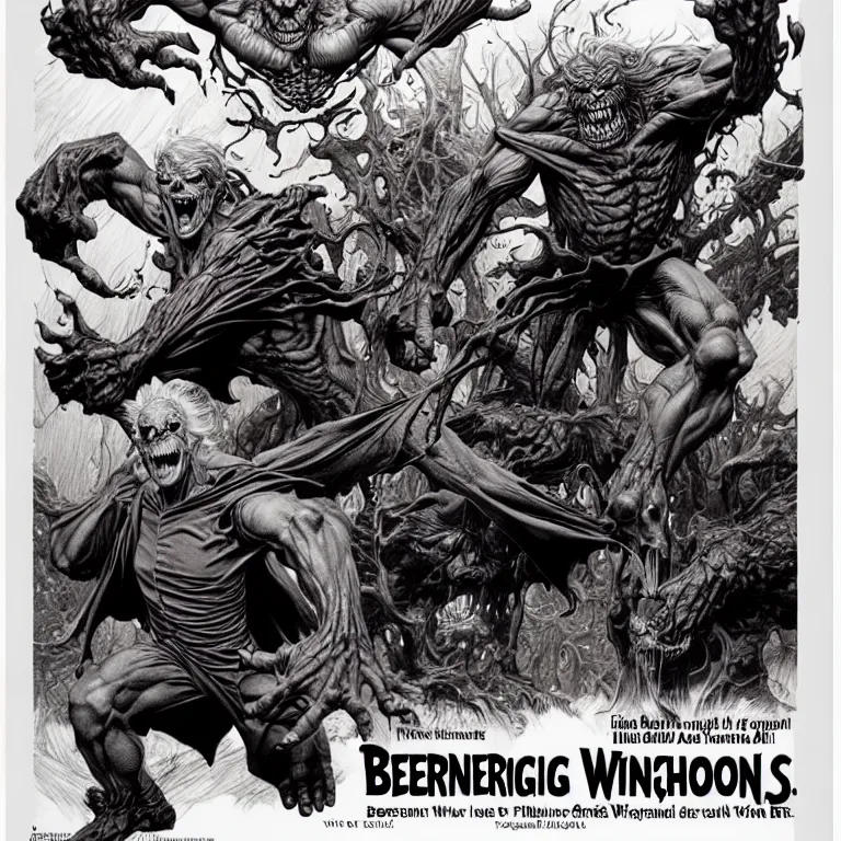 Image similar to advertising campaign by bernie wrightson