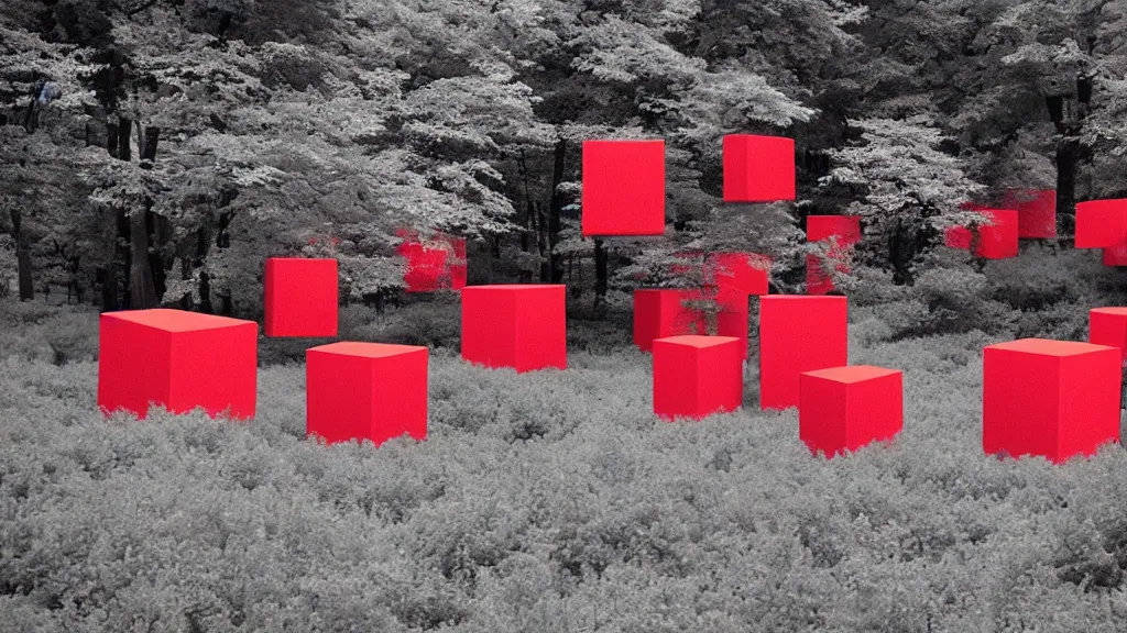 Image similar to infrared indescribable hub cube ( s ) in nature