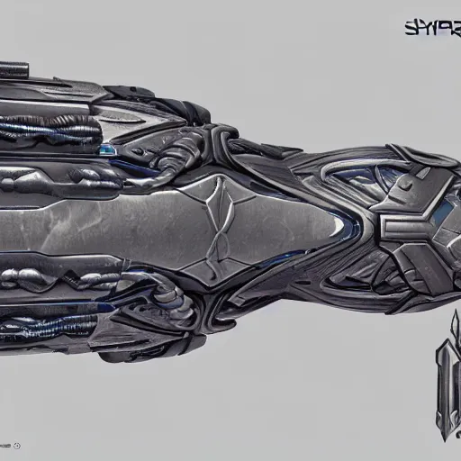 Prompt: detailed diagram of a futuristic sword, hyper - realistic, concept art, sci - fi