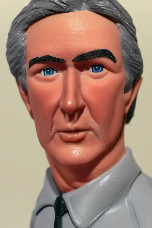 Image similar to a plasticine model of randy mantooth as a clean shaven fire fighter, highly detailed, 8 k,