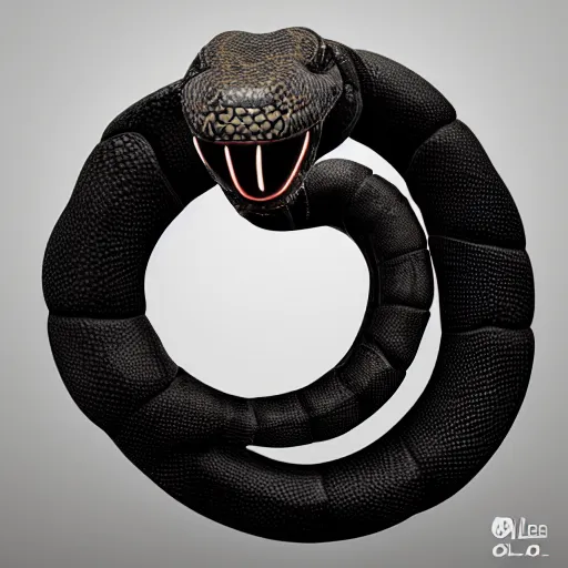 Prompt: ouroboros snake, full hd, octane render, unreal engine 5